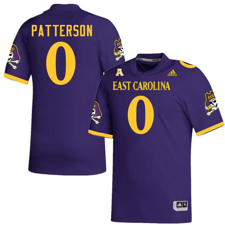 Jhari Patterson ECU Jersey,East Carolina Pirates #0 Jhari Patterson Jersey Youth College-Purple